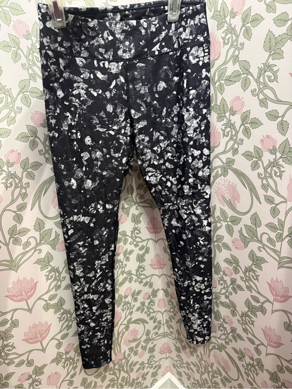 bcg Black and White Marble Print Leggings - S